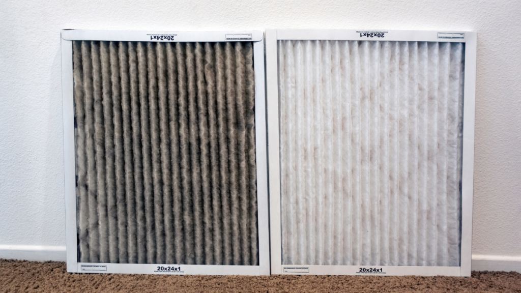 air filters clean vs dirty